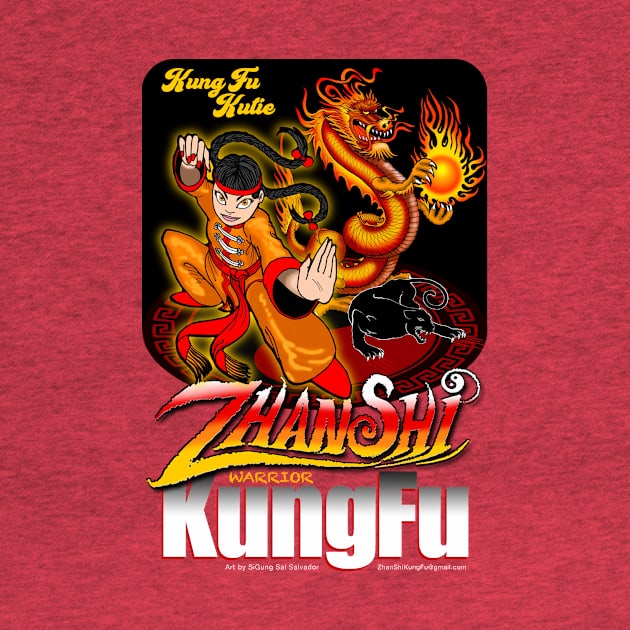 Kung Fu Kutie - ZhanShi Kung Fu by MyTeeGraphics